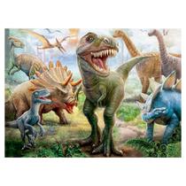 Quebra-cabeça 100 peças Dinossauros