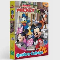 Quebra Cabeça 100 Peças Disney Mickey Mouse