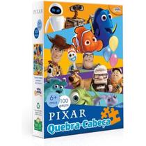 Quebra-Cabeca 100 peças Disney Pixar - Novo Papel