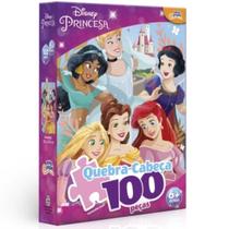 Quebra Cabeça 100 Peças Disney Princesas Toyster 8007