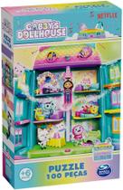 Quebra-Cabeça - 100 Peças - Gabbys Dollhouse Brilhante 4690