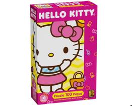 Quebra cabeça 100 peças - hello kitty