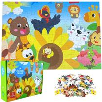 Quebra Cabeça 100 Peças Infantil Bichinhos Divertido Mundo Animal Castela Quebra Cabeça 100 Peças Infantil Bichinhos Divertido Mundo Animal Castela