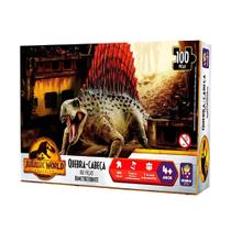 Quebra-Cabeça 100 Peças Jurassic World Dinossauro 1x - Mimo Toys Quebra-Cabeça 100 Peças Jurassic World Dinossauro 1x - Mimo Toys