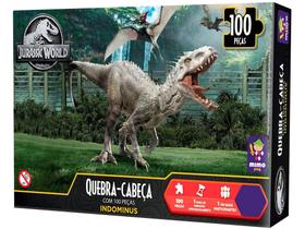 Quebra-cabeça 100 Peças Jurassic World Indominus - Mimo Toys