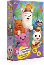Quebra-Cabeça - 100 Peças Metalizado - Mundo Fofinho - 3362