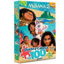 Quebra Cabeça 100 peças Moana 2 8080 - Toyster Quebra Cabeça 100 peças Moana 2 8080 - Toyster