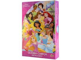 Quebra-Cabeça - 100 Peças - Princesa Metalizado - Toyster Quebra-Cabeça - 100 Peças - Princesa Metalizado - Toyster