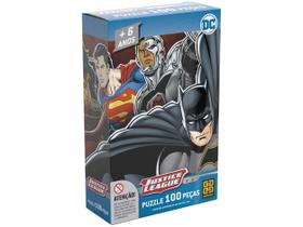 Quebra-cabeça 100 Peças Puzzle Liga da Justiça