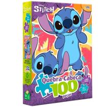 Quebra Cabeça 100 Peças Stitch Disney Original - Toyster