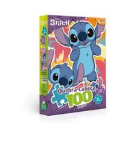 Quebra Cabeça 100 Peças Stitch Novo Papel Toyster