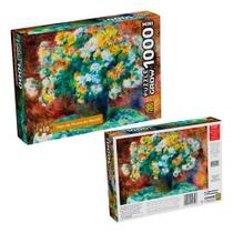 Quebra cabeça 1000 pcs mini - vaso de flores de renoir Quebra cabeça 1000 pcs mini - vaso de flores de renoir
