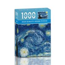 Quebra Cabeça 1000 Peças A Noite Estrelada Vincent Van Gogh - SMACTUDO