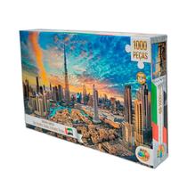 Quebra Cabeça 1000 peças Burj Khalifa,Dubai,Emiratos Arabes -GGB Brinquedos