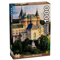 Quebra-Cabeça 1000 Peças Castelo Medieval - Grow