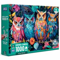 Quebra-Cabeça 1000 Peças Corujas Místicas Coleção Game Office Puzzle Quebra-Cabeça 1000 Peças Corujas Místicas Coleção Game Office Puzzle