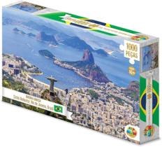 Quebra Cabeça 1000 peças Cristo Redentor,Rio de Janeiro,Brasil - GGB Brinquedos