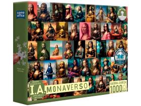 Quebra-cabeça 1000 Peças Game Office IA Monaverso