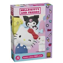 Quebra-cabeça 1000 peças Hello Kitty e Amigos - Grow