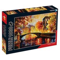 Quebra-cabeça 1000 peças jogsaw puzzle rio-ponte