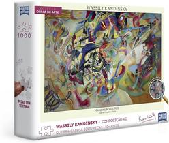 Quebra-Cabeça - 1000 Peças - Kandinsky - Composição VII 3402 Quebra-Cabeça - 1000 Peças - Kandinsky - Composição VII 3402