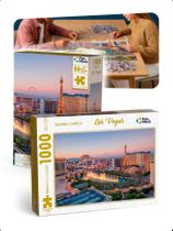 Quebra Cabeça 1000 Peças Las Vegas Paisagem Infantil Adultos
