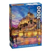 Quebra-cabeça - 1000 peças - Luar em Monte Saint-Michel Quebra-cabeça - 1000 peças - Luar em Monte Saint-Michel