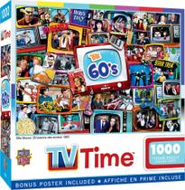 Quebra-Cabeça 1000 Peças - Obras-Primas de Programas de TV Nostálgicos dos Anos 60