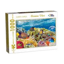 Quebra cabeça 1000 peças oceano vivo puzzle pais & filhos Quebra cabeça 1000 peças oceano vivo puzzle pais & filhos