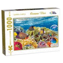 Quebra Cabeça 1000 Peças Paisagem Oceano Vivo Pais & Filhos Quebra Cabeça 1000 Peças Paisagem Oceano Vivo Pais & Filhos