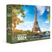 Quebra Cabeça 1000 Peças Paris Puzzle Game Office - Toyster