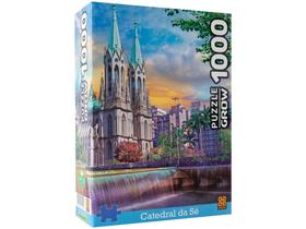 Quebra-cabeça 1000 Peças Puzzle Catedral da Sé - Grow Quebra-cabeça 1000 Peças Puzzle Catedral da Sé - Grow