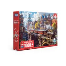 Quebra cabeça 1000 peças puzzle paisagem Trem pela cidade puzzle - Toyster Quebra cabeça 1000 peças puzzle paisagem Trem pela cidade puzzle - Toyster