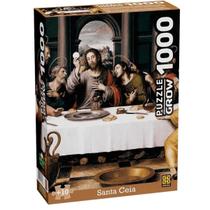 Quebra-cabeça 1000 Peças Puzzles Santa Ceia - Grow