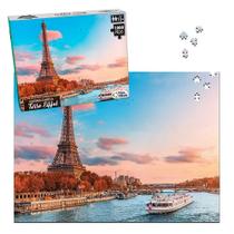 Quebra-cabeça 1000 Peças Torre Eiffel Paris França Europa - Pais & Filhos