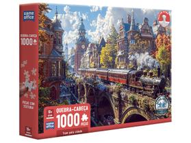 Quebra-cabeça 1000 Peças Trem pela Cidade