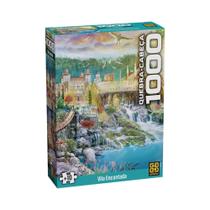 Quebra-cabeça 1000 peças Vila Encantada Grow - 04922