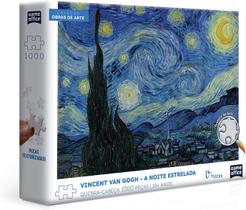 Quebra-cabeça 1000 Peças Vincent Van Gogh A Noite Estrelada Game Office Toyster