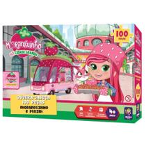 Quebra Cabeca 100pcs Moranguinho Na Cidade Grande