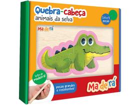 Quebra-cabeça 12 Peças Educativo Maderá - 3013 Toyster Brinquedos