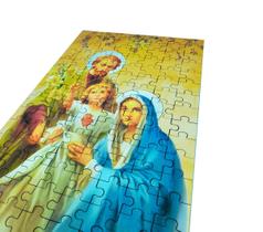 Quebra-cabeça 120 peças em MDF Sagrada Familia de Deus