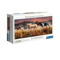 Quebra cabeça 13200 peças PUZZLE thunder cavalos CLEMENTONI Quebra cabeça 13200 peças PUZZLE thunder cavalos CLEMENTONI
