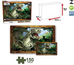 Quebra cabeça 150 peças Dinossauro T-rex Quebra cabeça 150 peças Dinossauro T-rex