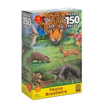 Quebra Cabeça 150 Peças Fauna Brasileira 03568 Grow Quebra Cabeça 150 Peças Fauna Brasileira 03568 Grow