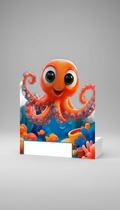 Quebra-Cabeça 150 Peças Polvo Oceano Infantil Quebra-Cabeça 150 Peças Polvo Oceano Infantil