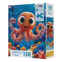 Quebra-Cabeça 150 Peças Polvo Oceano Infantil Pais e Filhos - 793009-1 Quebra-Cabeça 150 Peças Polvo Oceano Infantil Pais e Filhos - 793009-1