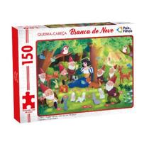 Quebra Cabeça 150 Peças Princesa Branca De Neve E Os 7 Anões