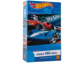 Quebra-cabeça 150 Peças Puzzle Infantil Hot Wheels