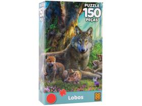 Quebra-cabeça 150 Peças Puzzle Lobos Grow