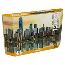 Quebra-Cabeça 1500 peças Panorama Manhattan - Grow Quebra-Cabeça 1500 peças Panorama Manhattan - Grow